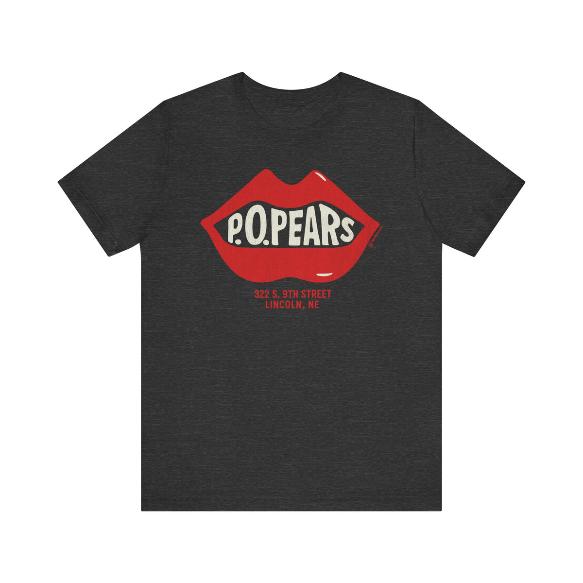P.O. PEARS LIPS / ORDER WINDOW (LINCOLN) - Unisex Jersey Short Sleeve Tee