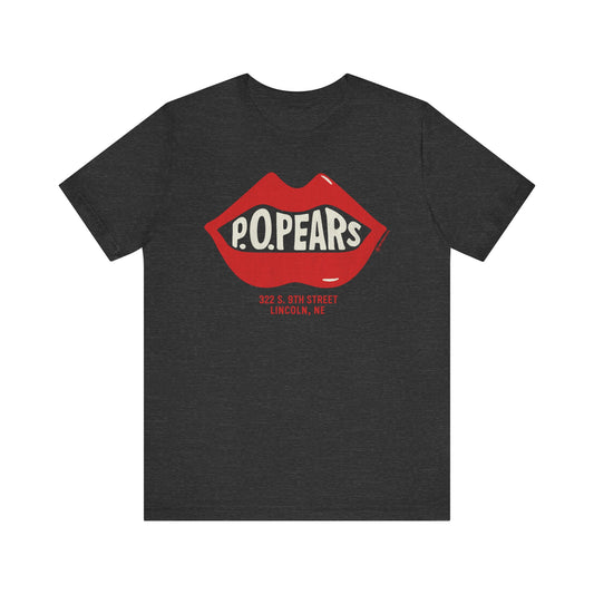 P.O. PEARS LIPS / ORDER WINDOW (LINCOLN) - Unisex Jersey Short Sleeve Tee