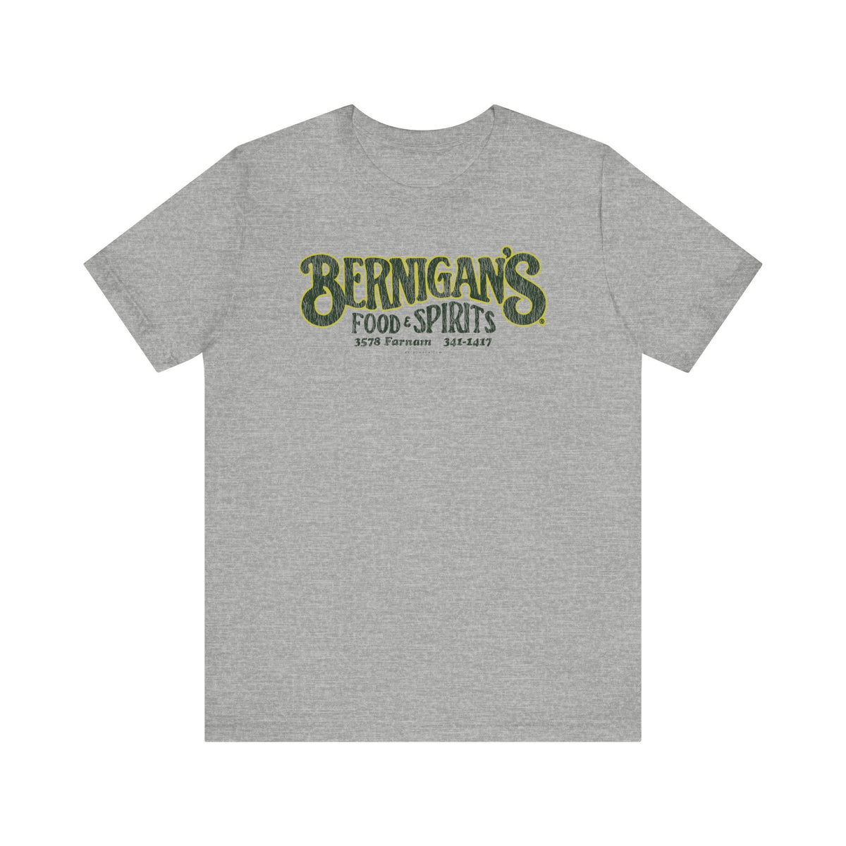 BERNIGAN'S FOOD & SPIRITS Short Sleeve Tee