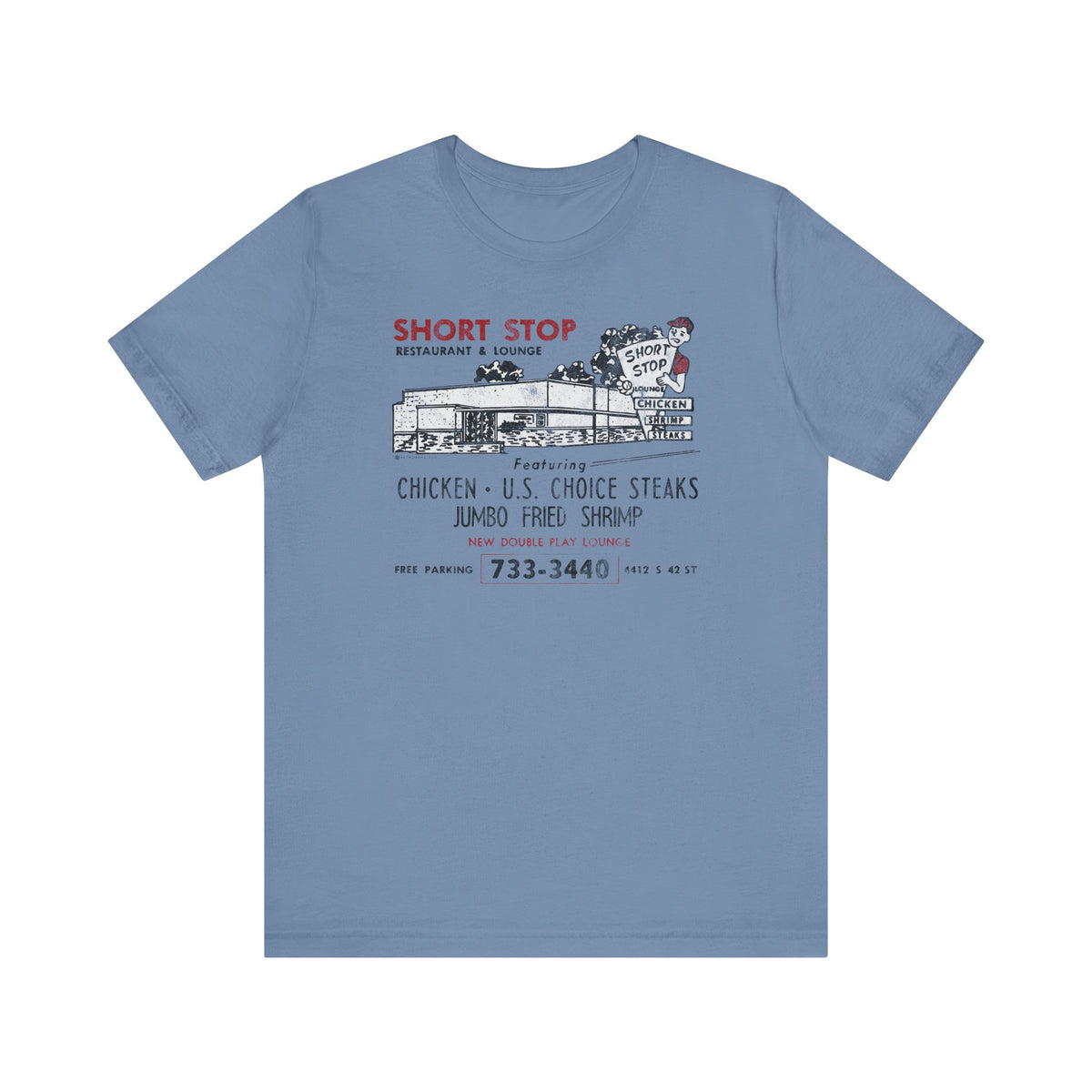SHORT STOP RESTAURANT & LOUNGE Short Sleeve Tee