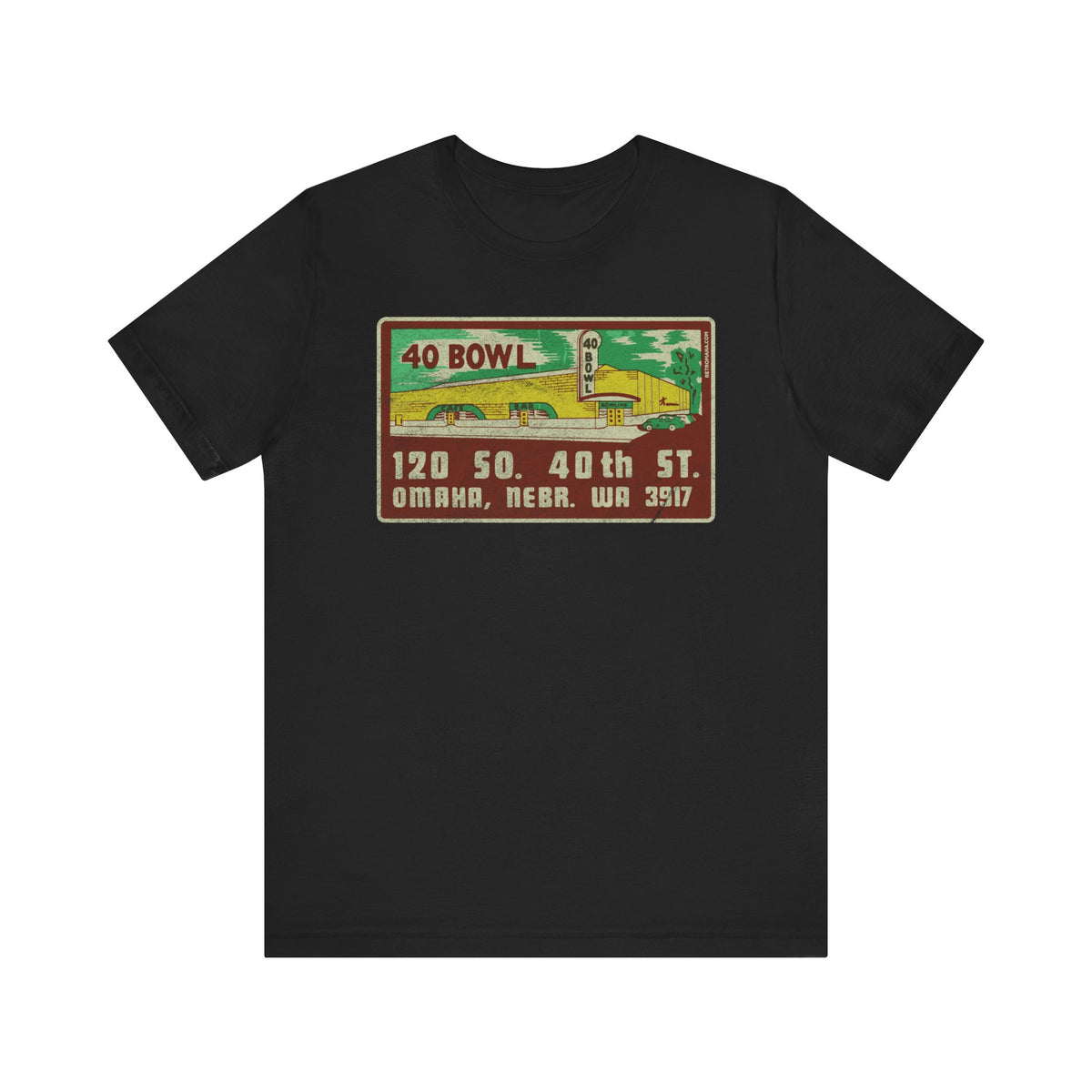 40 BOWL (MATCHBOOK) Short Sleeve Tee