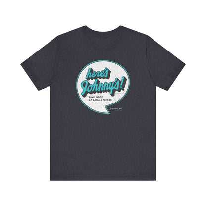HERE'S JOHNNY'S RESTAURANT Unisex Jersey Short Sleeve Tee