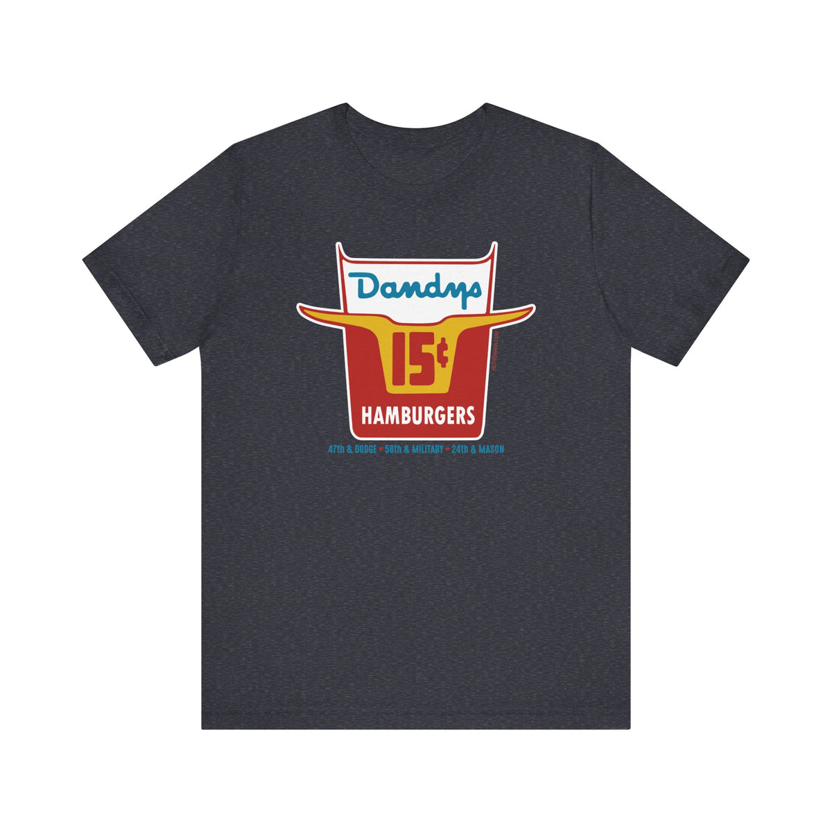 DANDY'S HAMBURGERS Short Sleeve Tee