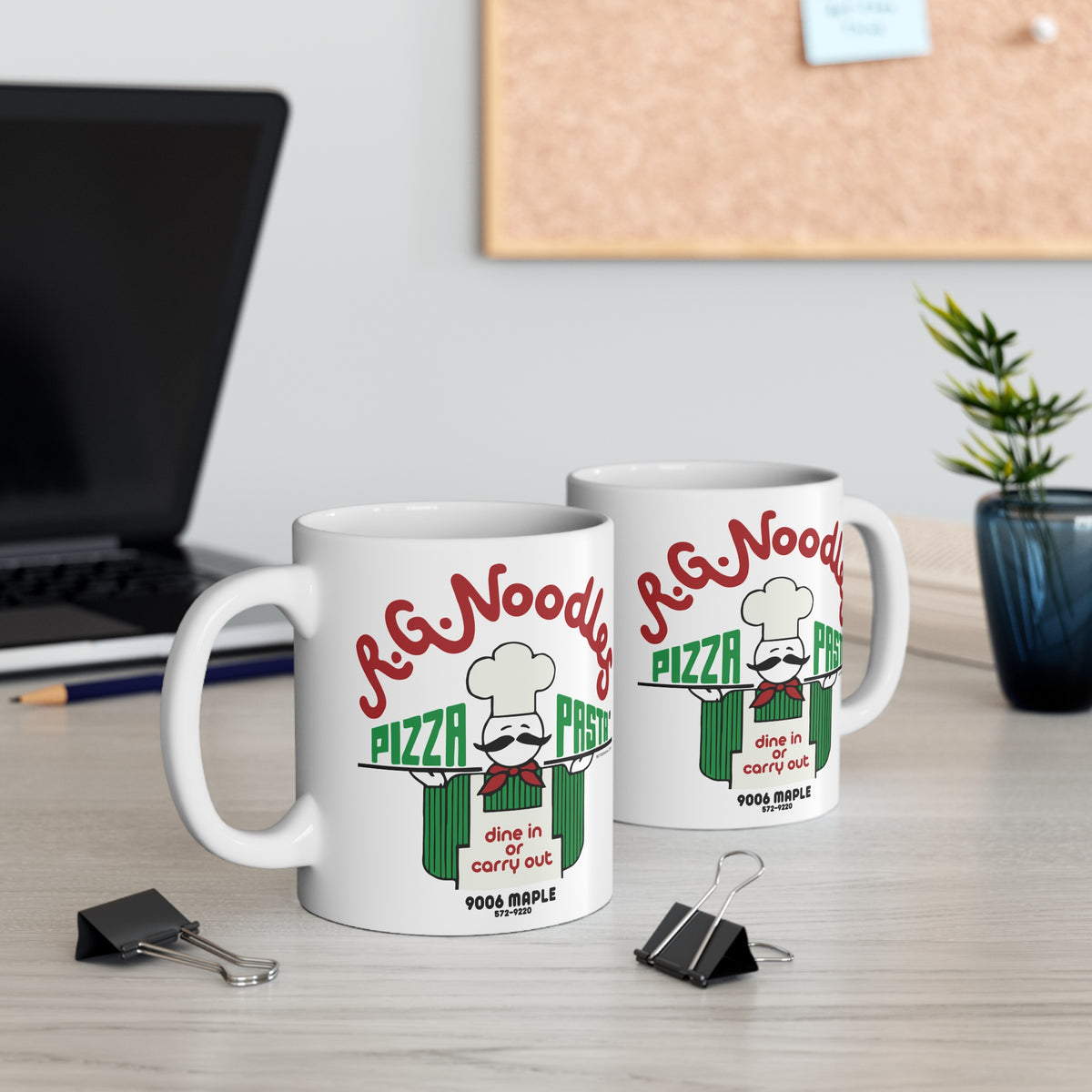 R.G. NOODLES PIZZA & PASTA Mug 11oz