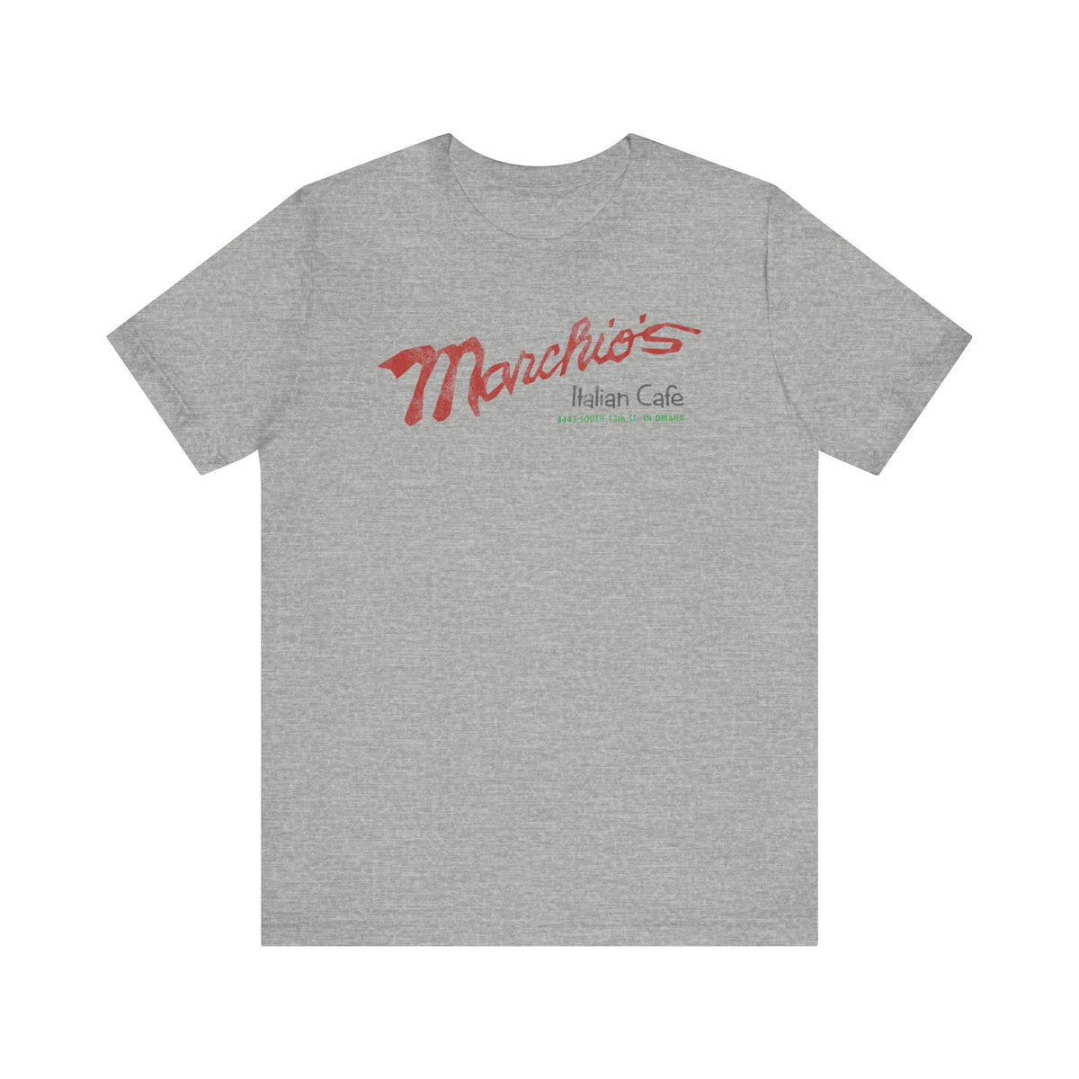 MARCHIO'S ITALIAN CAFE Logotype Short Sleeve Tee