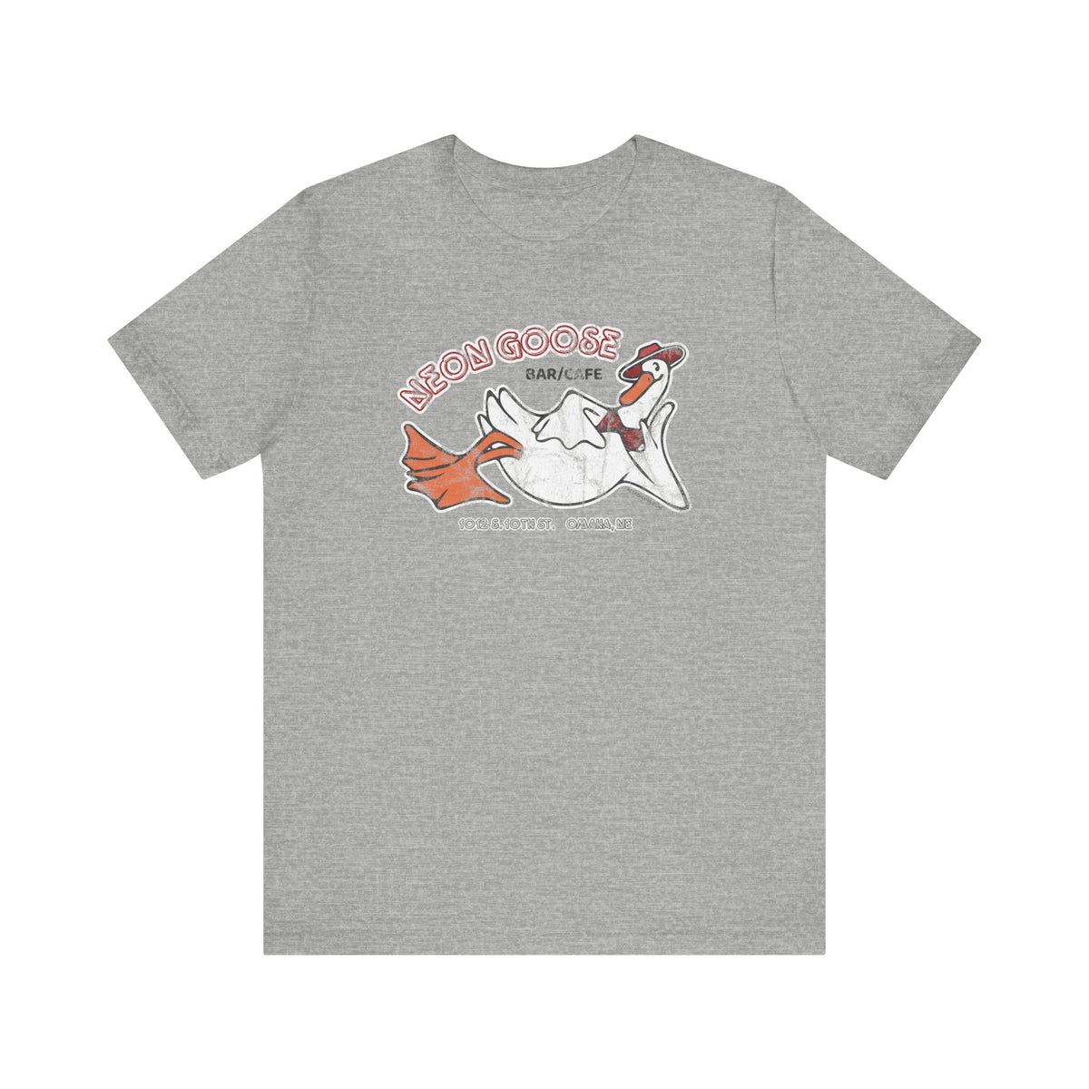 NEON GOOSE BAR/CAFE Unisex Jersey Short Sleeve Tee