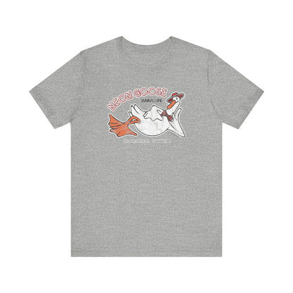 NEON GOOSE BAR/CAFE Unisex Jersey Short Sleeve Tee