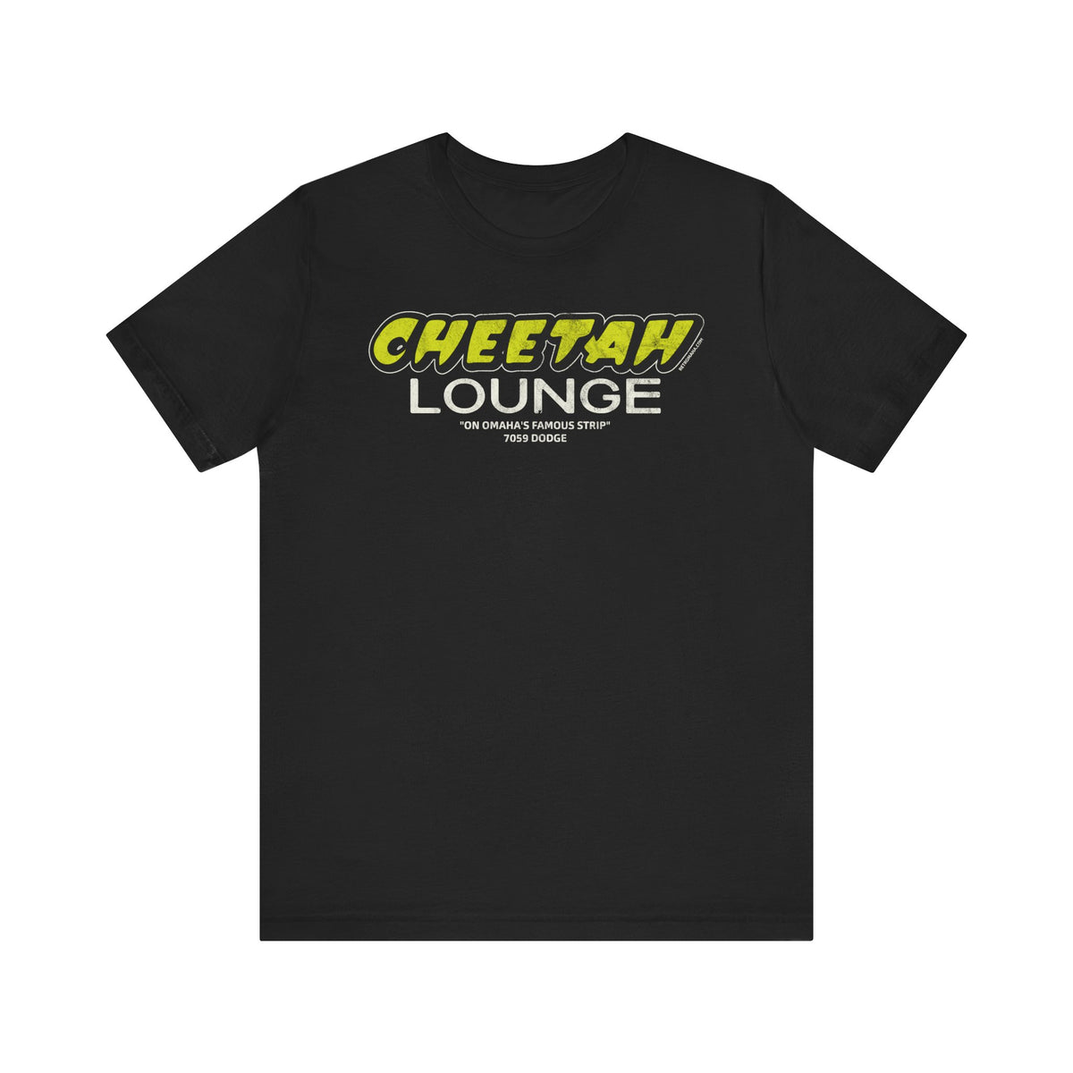CHEETAH LOUNGE (DISTRESSED DESIGN) Short Sleeve Tee