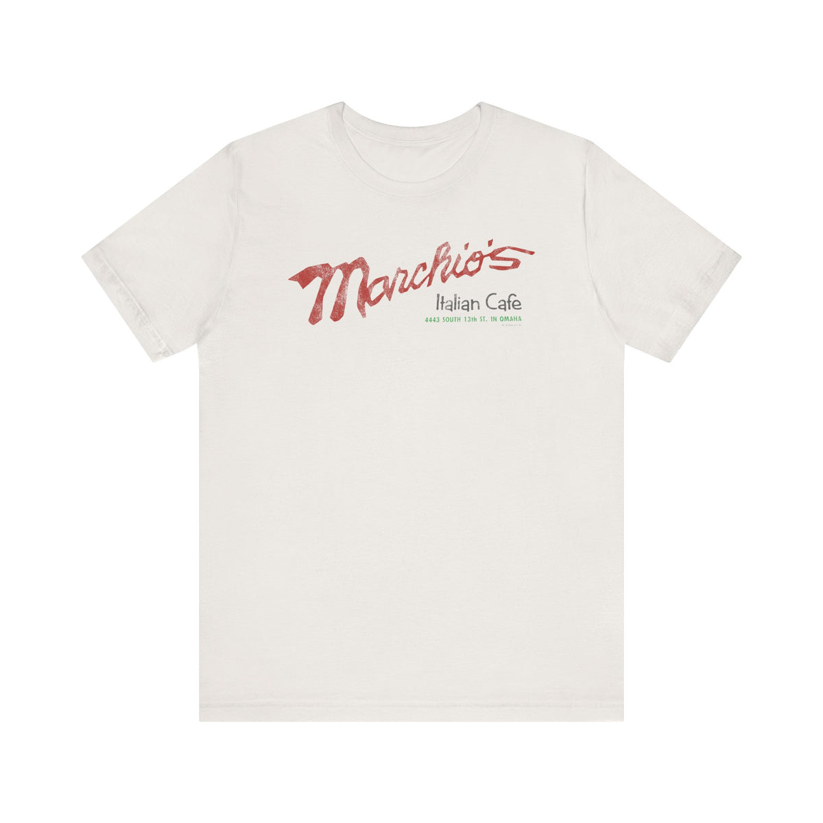 MARCHIO'S ITALIAN CAFE Logotype Short Sleeve Tee
