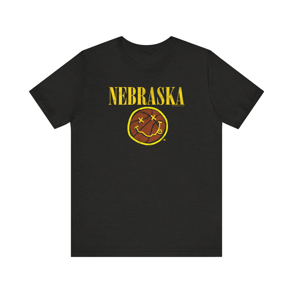 SMELLS LIKE NE BASKETBALL (BAND PARODY) Short Sleeve Tee