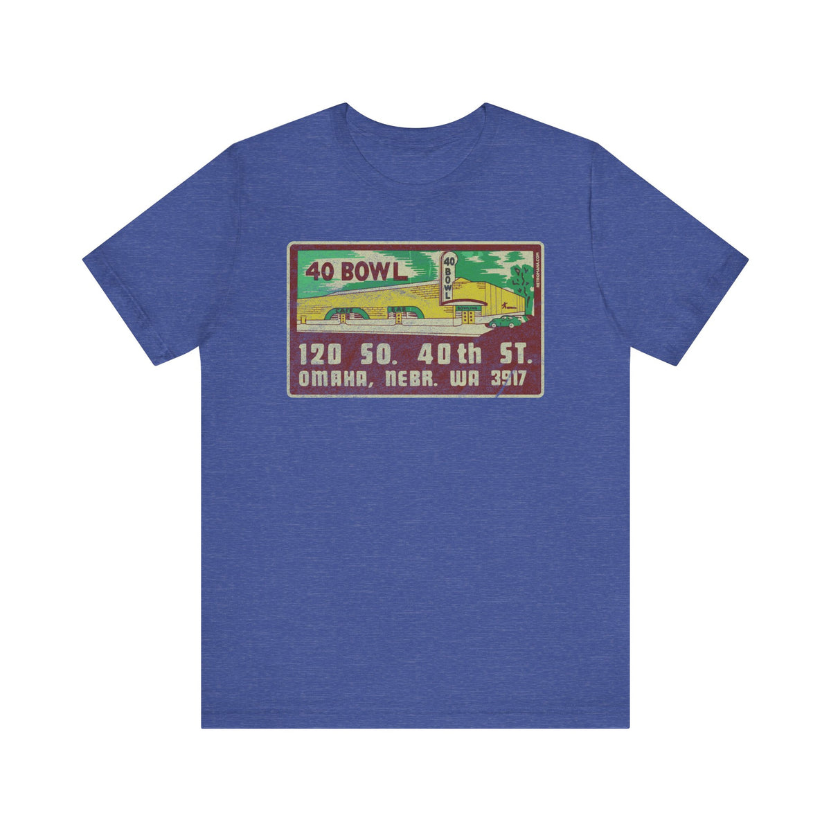 40 BOWL (MATCHBOOK) Short Sleeve Tee