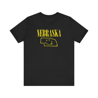SMELLS LIKE NEBRASKA (BAND LOGO) Short Sleeve Tee