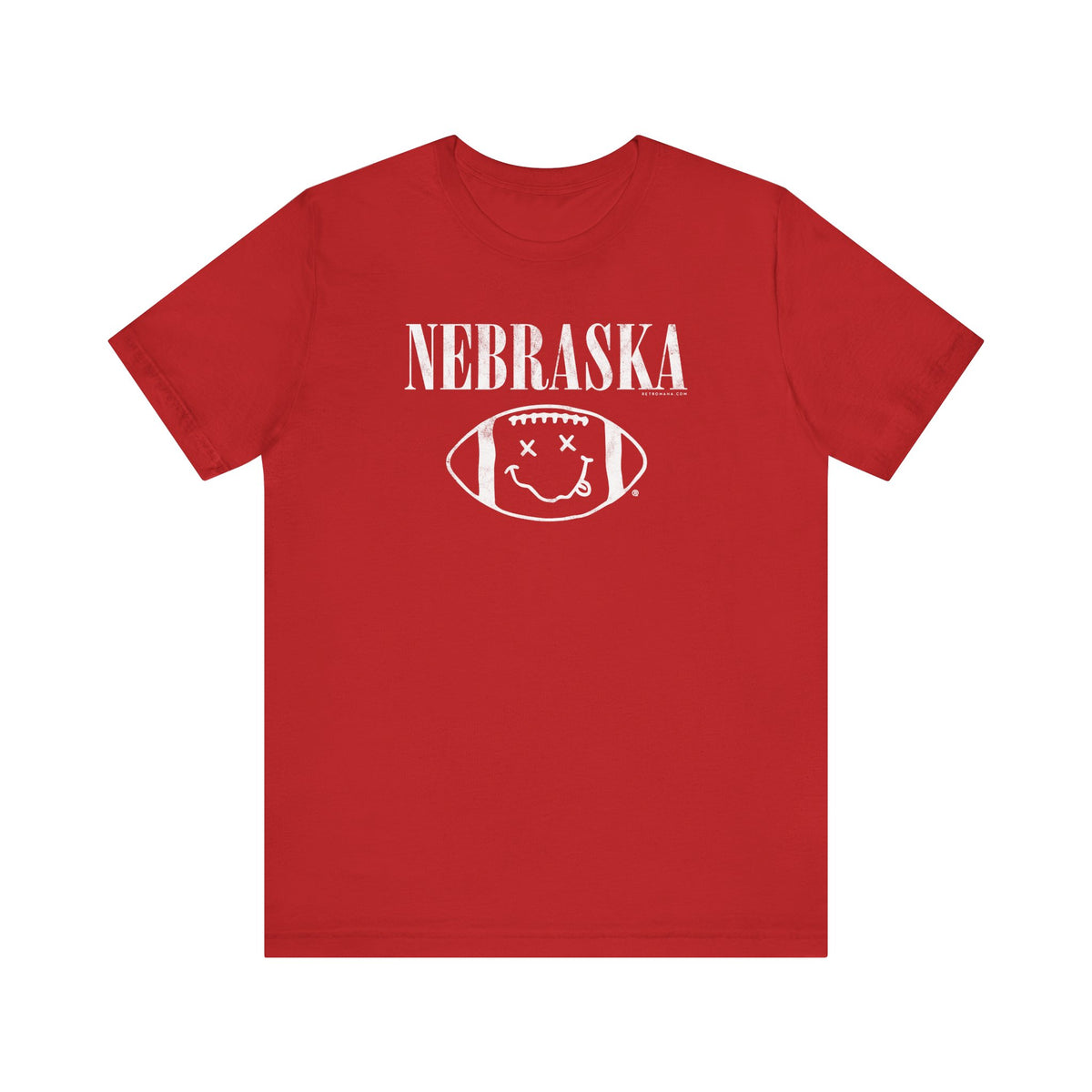 SMELLS LIKE NE FOOTBALL (NIRVANA PARODY) Short Sleeve Tee