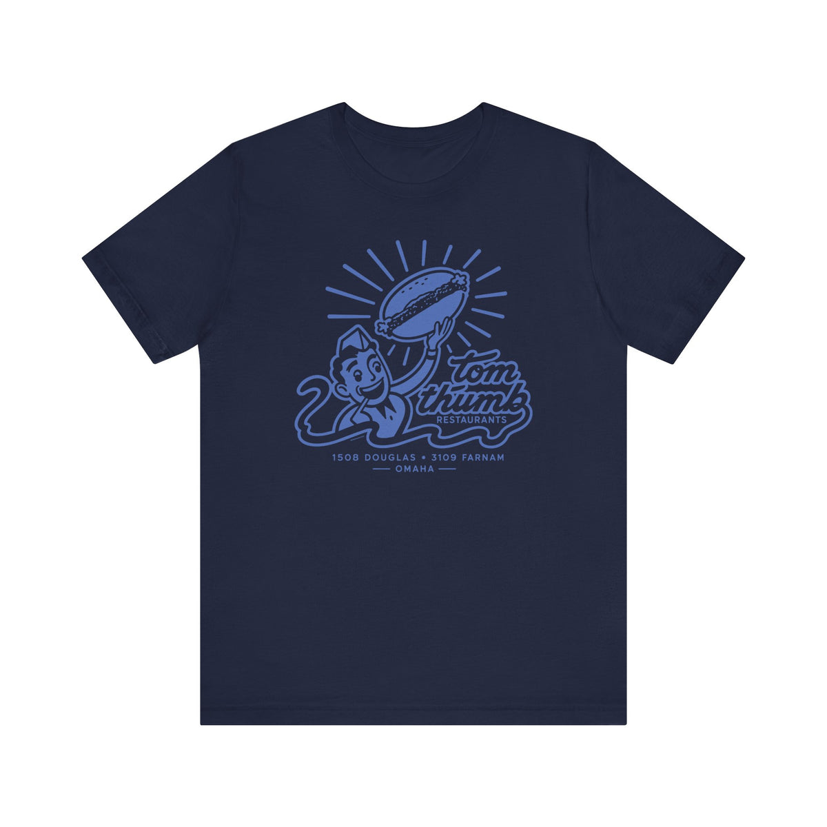 TOM THUMB RESTAURANTS Unisex Jersey Short Sleeve Tee