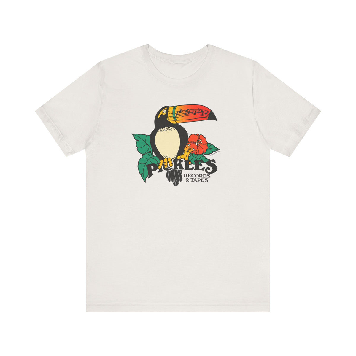 PICKLES RECORDS & TAPES (toucan) - Short Sleeve Tee