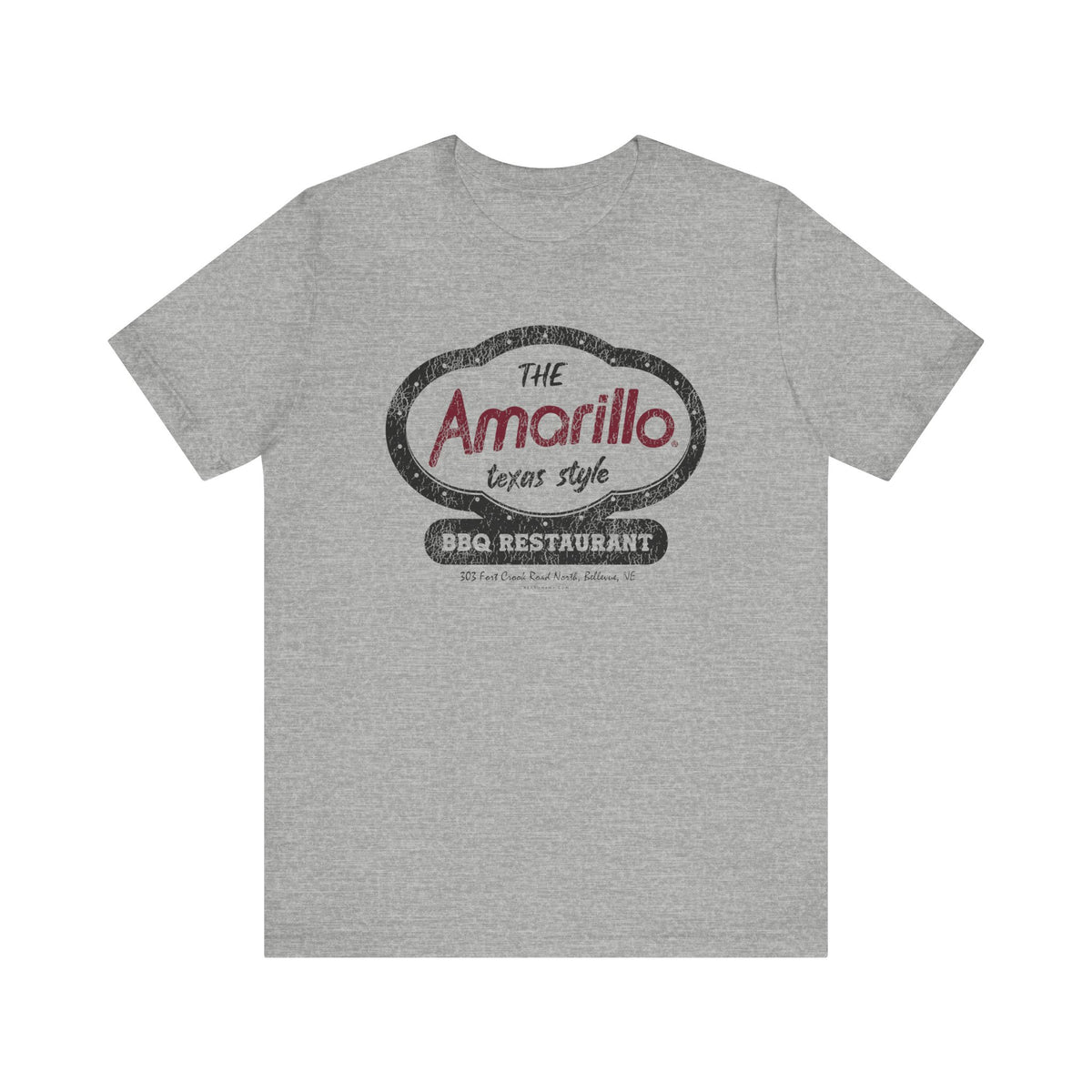 AMARILLO BBQ RESTAURANT (v2) Short Sleeve Tee