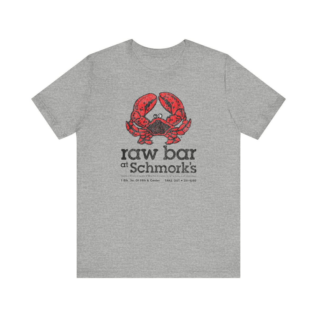 RAW BAR AT SCHMORK'S Short Sleeve Tee