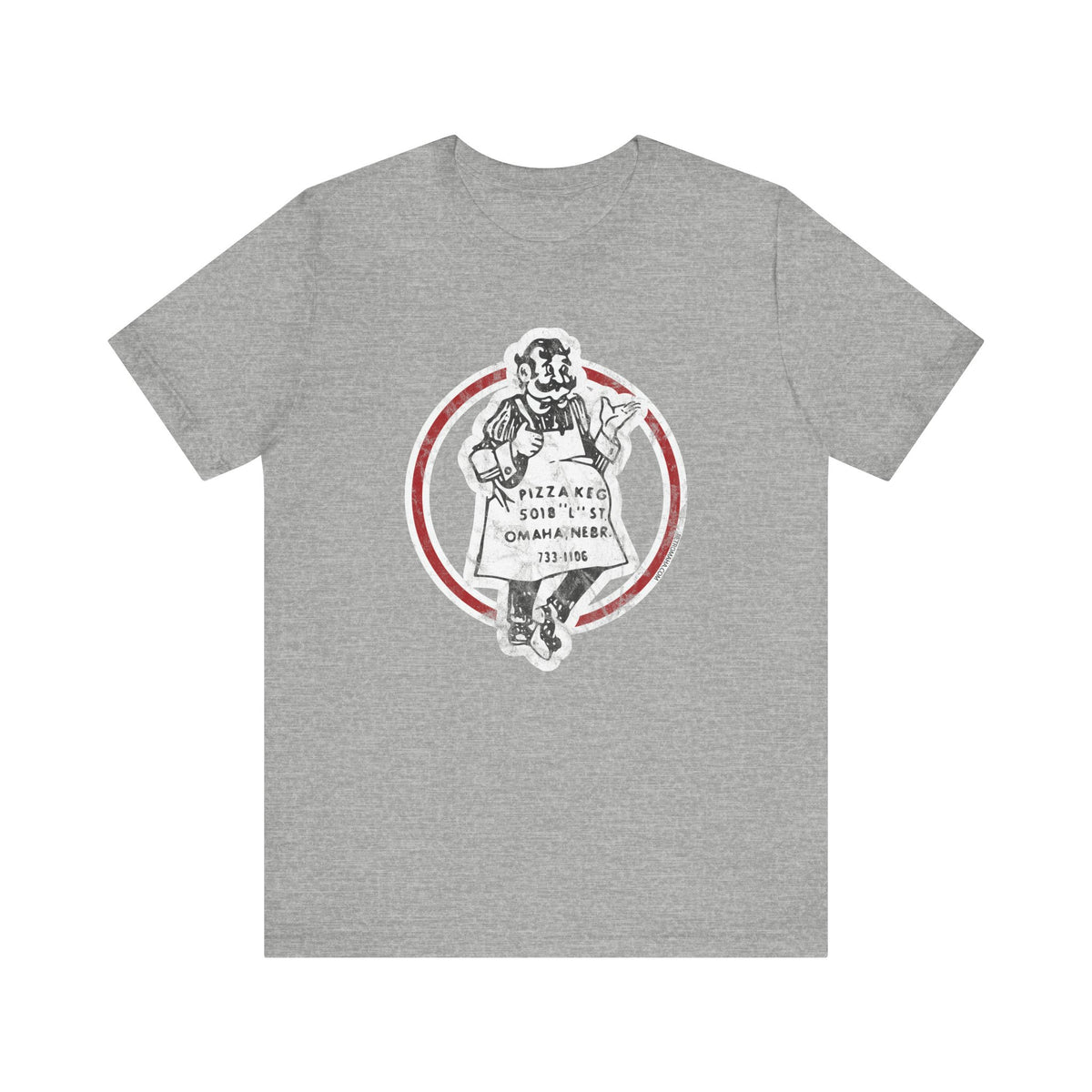 PIZZA KEG Unisex Jersey Short Sleeve Tee