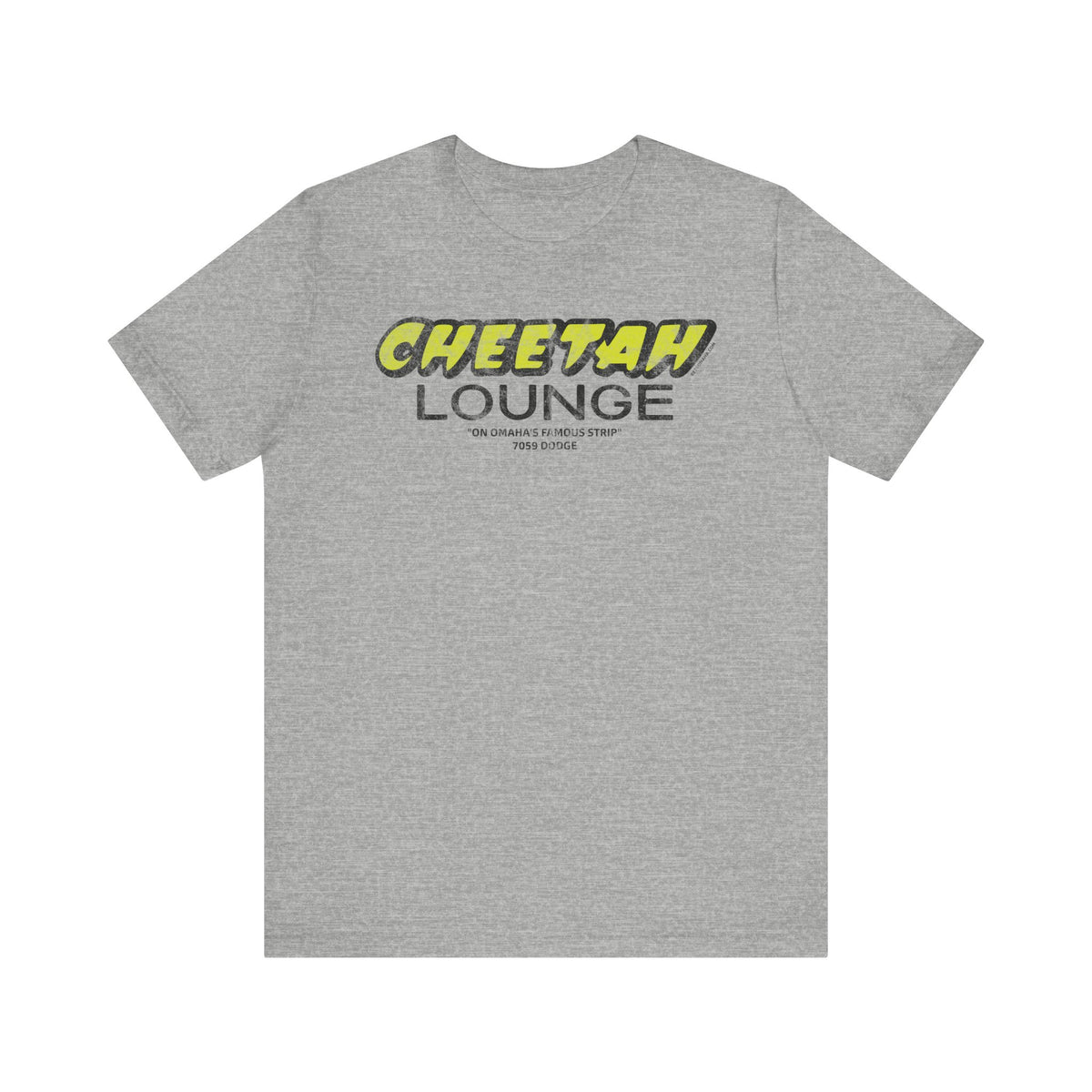 CHEETAH LOUNGE (DISTRESSED DESIGN) Short Sleeve Tee